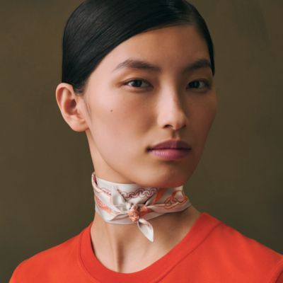 オレンジ - レディス ツイリー＆シルクアクセサリー | Hermès